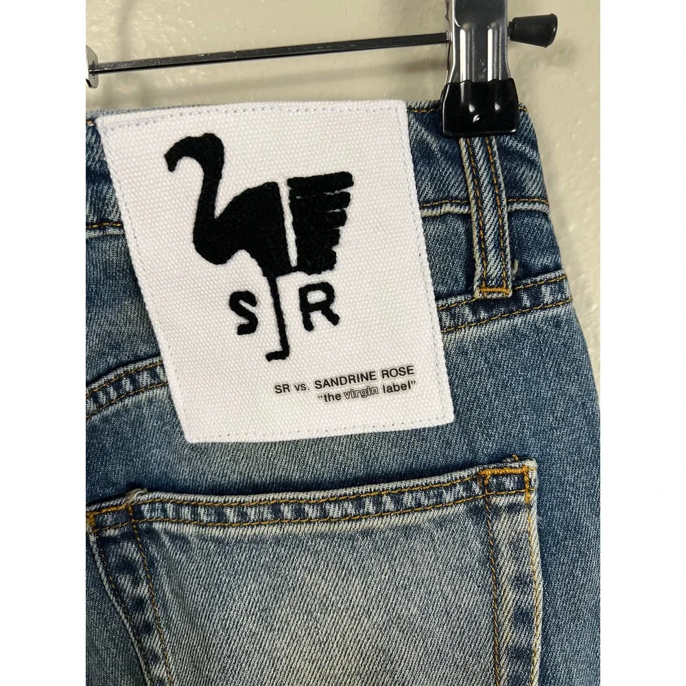 FREE PROPLE NWT WOMEN'S SIZE 27 “THE VIRGIN LABEL" DISTRESSED SKINNY JEAN - Picture 3 of 12